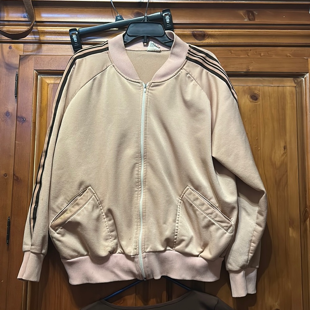 JAGUAR Vintage 70s Jacket Sz large warm up jacket athletic